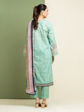 edenrobe Premium Embroidered Lawn Unstitched 3Pc Suit EWU5V1-31069