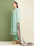 edenrobe Premium Embroidered Lawn Unstitched 3Pc Suit EWU5V1-31069