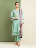 edenrobe Premium Embroidered Lawn Unstitched 3Pc Suit EWU5V1-31069
