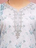 edenrobe Premium Embroidered Lawn Unstitched 3Pc Suit EWU5V1-31082