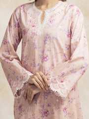 edenrobe Premium Embroidered Lawn Unstitched 3Pc Suit EWU5V1-31085