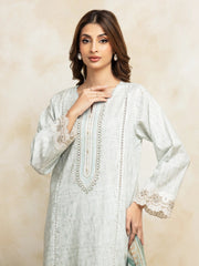 edenrobe Premium Embroidered Lawn Unstitched 3Pc Suit EWU5V1-31090