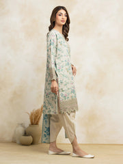 edenrobe Premium Embroidered Lawn Unstitched 3Pc Suit EWU5V1-31183