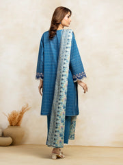 edenrobe Premium Embroidered Lawn Unstitched 3Pc Suit EWU5V1-31187