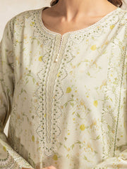 edenrobe Premium Embroidered Lawn Unstitched 3Pc Suit EWU5V1-31188