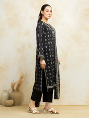edenrobe Premium Festive Unstitched Zari Lawn 3Pc Suit EWU5V1-31189