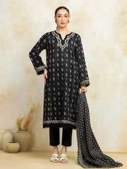 edenrobe Premium Festive Unstitched Zari Lawn 3Pc Suit EWU5V1-31189