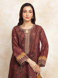 edenrobe Premium Festive Unstitched Zari Lawn 3Pc Suit EWU5V1-31192