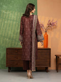 edenrobe Premium Festive Unstitched Zari Lawn 3Pc Suit EWU5V1-31198