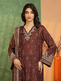 edenrobe Premium Festive Unstitched Zari Lawn 3Pc Suit EWU5V1-31198