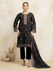 edenrobe Premium Festive Unstitched Zari Lawn 3Pc Suit EWU5V1-31200