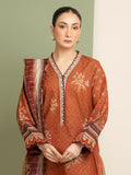 edenrobe Premium Festive Unstitched Zari Lawn 3Pc Suit EWU5V1-31201