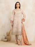 edenrobe Premium Embroidered Lawn Unstitched 3Pc Suit EWU5V1-31203