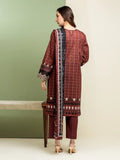 edenrobe Premium Embroidered Lawn Unstitched 3Pc Suit EWU5V1-31204