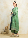 edenrobe Premium Festive Unstitched Zari Lawn 3Pc Suit EWU5V1-31205