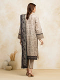 edenrobe Premium Festive Unstitched Zari Lawn 3Pc Suit EWU5V1-31206