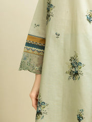 edenrobe Premium Embroidered Lawn Unstitched 3Pc Suit EWU5V1-31209