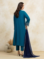 edenrobe Premium Embroidered Lawn Unstitched 3Pc Suit EWU5V1-31223