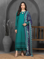 edenrobe Premium Festive Unstitched Slub Lawn 3Pc Suit EWU5V1-31224