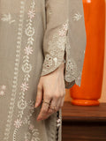 edenrobe Festive Slub Lawn Unstitched Embroidered 3Pc Suit EWU5V1-31229