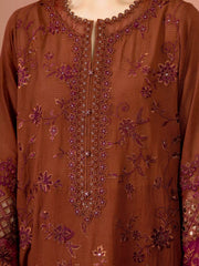 edenrobe Premium Festive Unstitched Lawn 3Pc Suit EWU5V1-31233