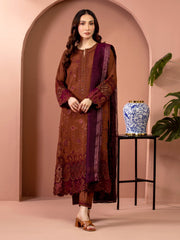 edenrobe Premium Festive Unstitched Lawn 3Pc Suit EWU5V1-31233