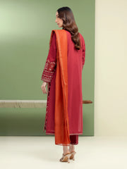 edenrobe Premium Festive Unstitched Slub Lawn 3Pc Suit EWU5V1-31239