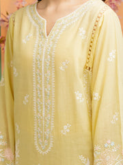 edenrobe Premium Festive Unstitched Slub Lawn 3Pc Suit EWU5V1-31246