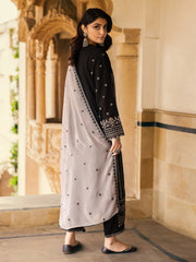 edenrobe Premium Festive Unstitched Slub Lawn 3Pc Suit EWU5V1-31248