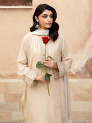 edenrobe Premium Festive Unstitched Slub Lawn 3Pc Suit EWU5V1-31249