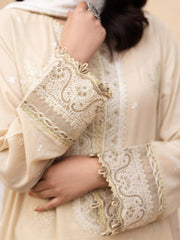 edenrobe Premium Festive Unstitched Slub Lawn 3Pc Suit EWU5V1-31249