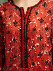 edenrobe Premium Lawn Unstitched Embroidered 3Pc Suit EWU5V1-31402