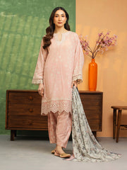 edenrobe Premium Embroidered Lawn Unstitched 3Pc Suit EWU5V1-31404