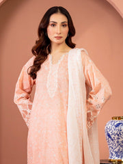 edenrobe Premium Lawn Unstitched Embroidered 3Pc Suit EWU5V1-31407