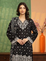 edenrobe Premium Embroidered Lawn Unstitched 3Pc Suit EWU5V1-31409