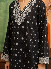 edenrobe Premium Embroidered Lawn Unstitched 3Pc Suit EWU5V1-31409