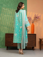 edenrobe Premium Embroidered Lawn Unstitched 3Pc Suit EWU5V1-31410