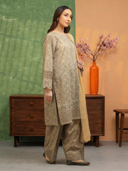 edenrobe Premium Embroidered Lawn Unstitched 3Pc Suit EWU5V1-31411