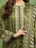 edenrobe Premium Embroidered Lawn Unstitched 3Pc Suit EWU5V1-31419