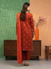 edenrobe Premium Embroidered Lawn Unstitched 3Pc Suit EWU5V1-31424