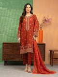 edenrobe Premium Embroidered Lawn Unstitched 3Pc Suit EWU5V1-31424