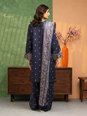 edenrobe Premium Embroidered Lawn Unstitched 3Pc Suit EWU5V1-31426