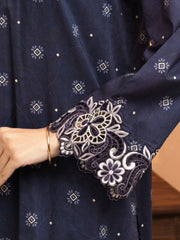 edenrobe Premium Embroidered Lawn Unstitched 3Pc Suit EWU5V1-31426