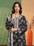 edenrobe Premium Embroidered Lawn Unstitched 3Pc Suit EWU5V1-31432
