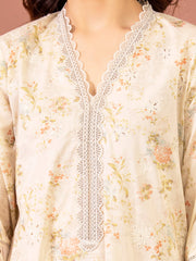 edenrobe Premium Lawn Unstitched Embroidered 3Pc Suit EWU5V1-31437