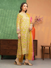 edenrobe Premium Embroidered Lawn Unstitched 3Pc Suit EWU5V1-31441