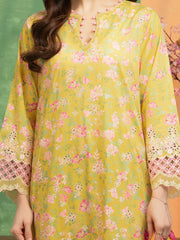 edenrobe Premium Embroidered Lawn Unstitched 3Pc Suit EWU5V1-31441