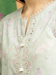 edenrobe Premium Lawn Unstitched Embroidered 3Pc Suit EWU5V1-31443
