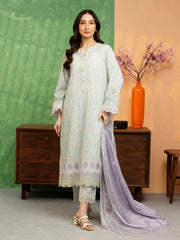edenrobe Premium Lawn Unstitched Embroidered 3Pc Suit EWU5V1-31443