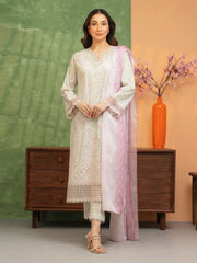 edenrobe Premium Lawn Unstitched Embroidered 3Pc Suit EWU5V1-31444